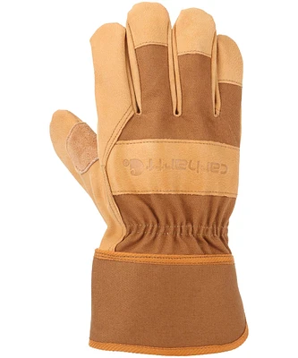 Carhartt Men's Duck Synthetic Leather Safety Gloves