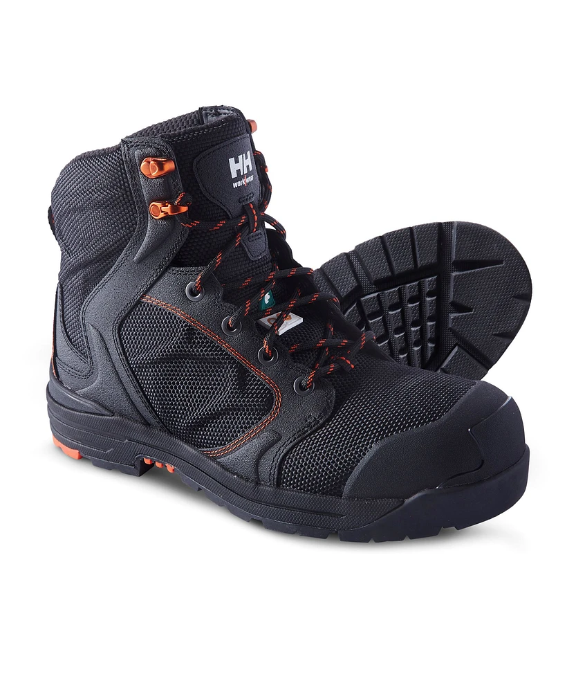 Helly Hansen Workwear Men's 6 Inch Aluminum Toe Composite Plate Ultra Light Work Boots - Black