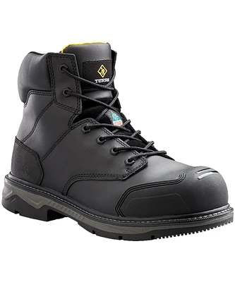 Terra Men's 6 Inch Patton Aluminum Toe Composite Plate Work Boots