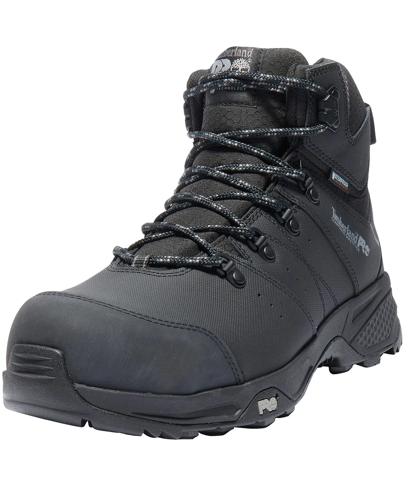 Timberland PRO Men's Switchback Waterproof Composite Toe Plate Hiker Style Work Boots