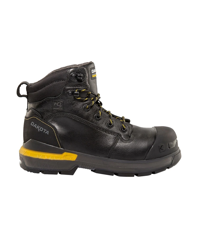 Dakota Men's 6300 6 inch Composite Toe Plate Waterproof Work Boot