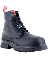 Mellow Walk Men's 6 Inch Hybrid Composite Toe Plate Leather Lace Up Work Boot