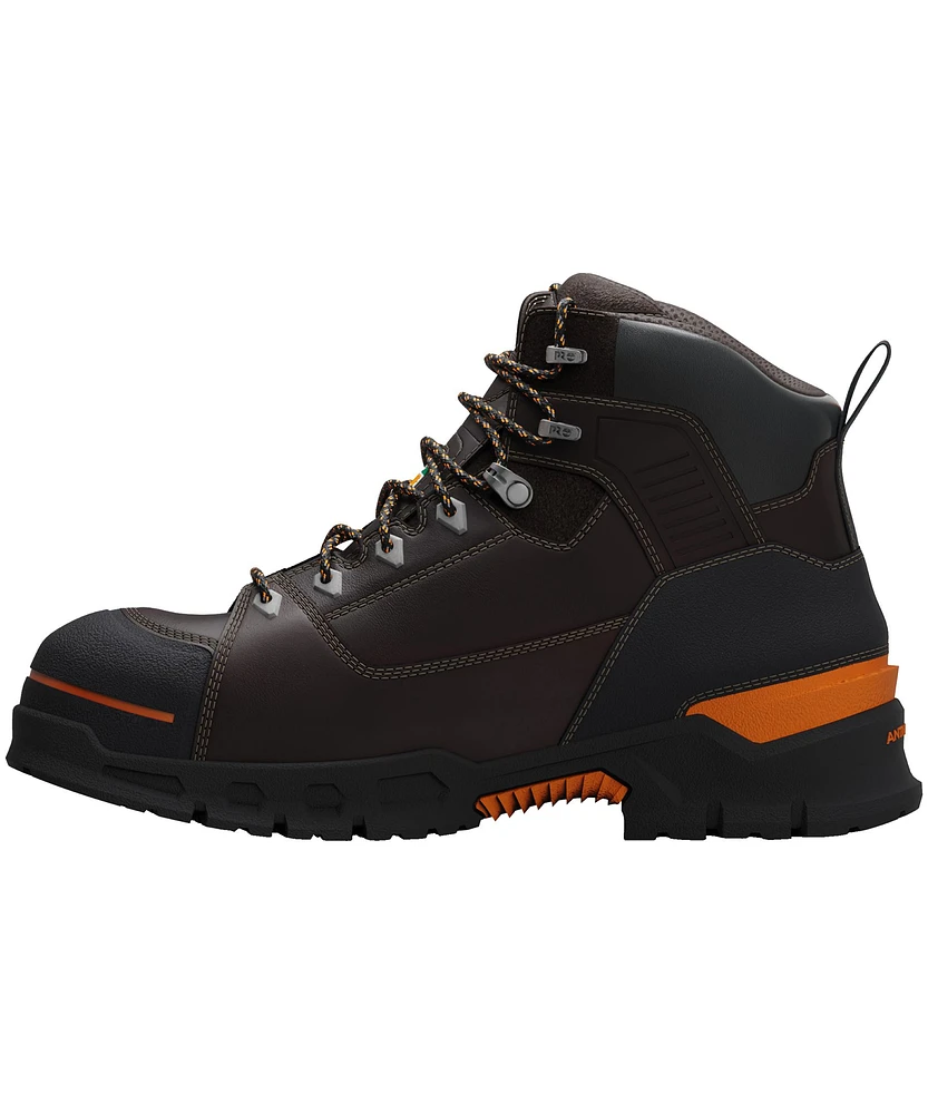 Timberland PRO Men's Endurance 6 Inch Composite Toe Steel Plate Waterproof Work Boots