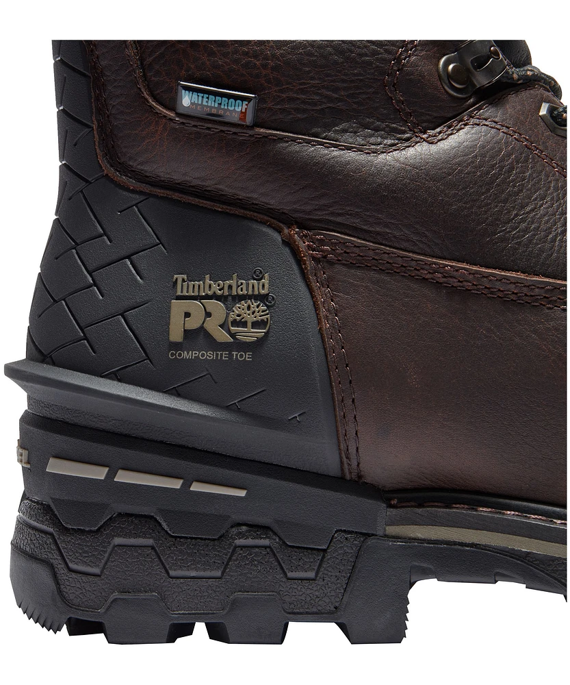 Timberland PRO Men's Boondock 8 Inch Composite Toe Plate Industrial Grade Waterproof Work Boots