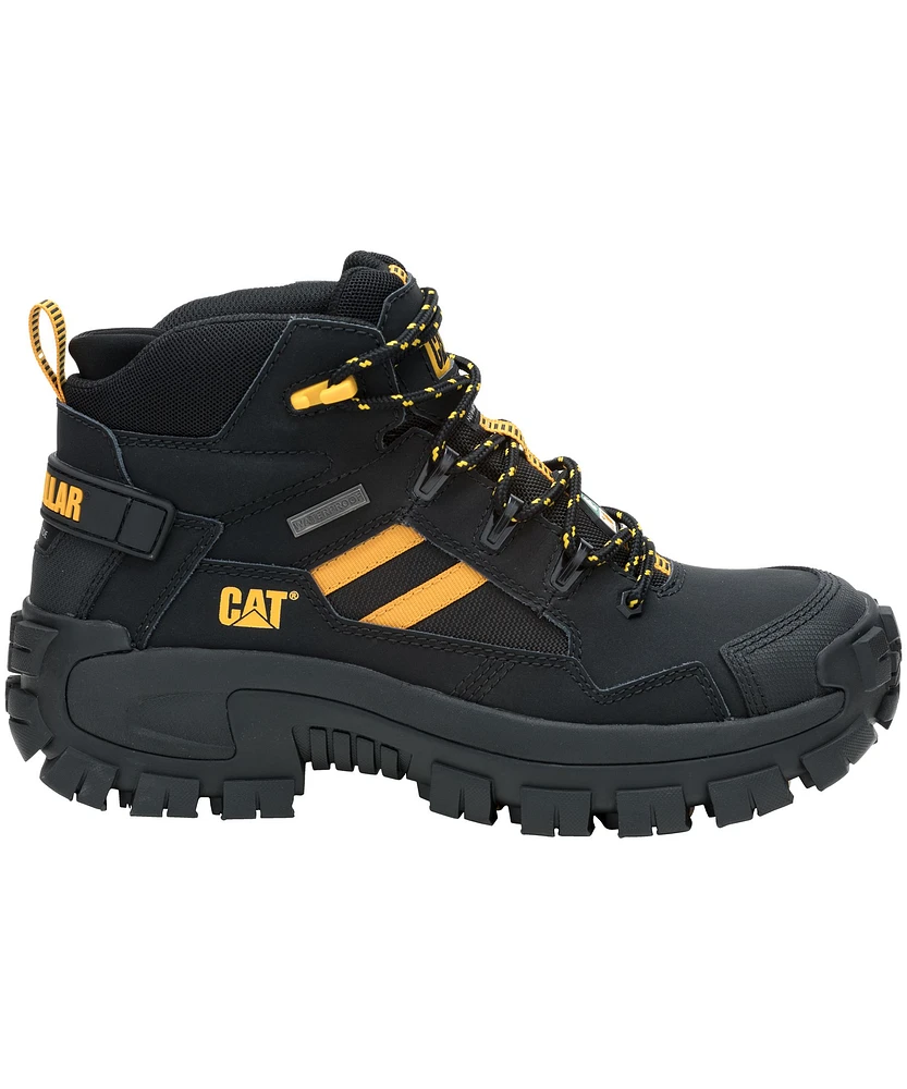 CAT Men's Invader Composite Toe Plate Mid Cut Safety Hiker Boots