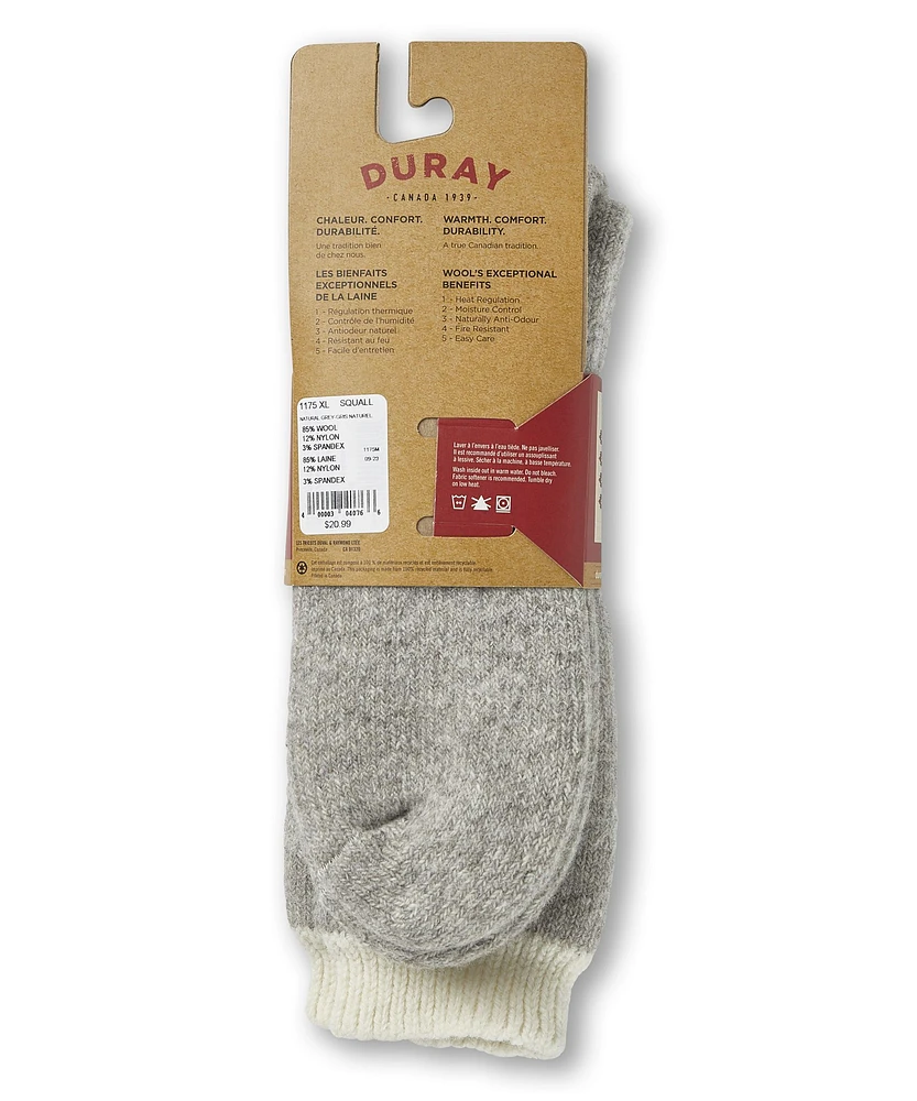 Duray Men's Thermal Wool Socks