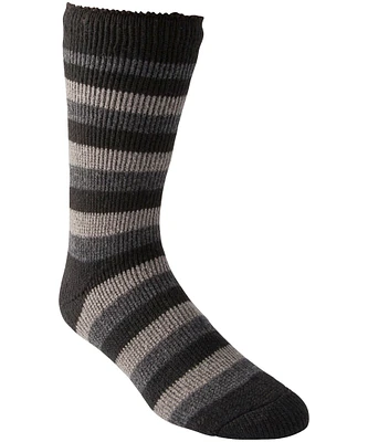 WindRiver Men's T-Max Heat Striped Thermal Boot Socks