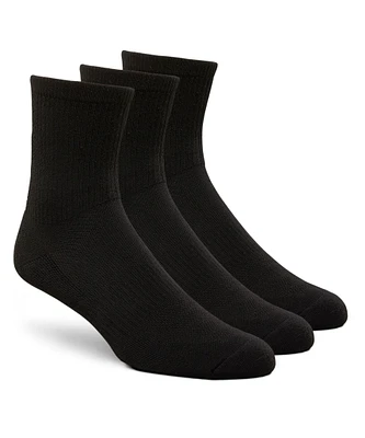 Carhartt Men's Force Midweight Logo Short Crew Socks - 3-Pack