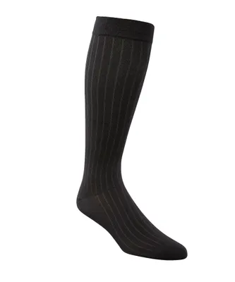 Wel-max Men's Bioceramic Low Compression Ribbed Casual Socks