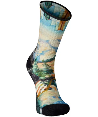 Smartwool Men's Performance Hike Light All Over Print Crew Socks