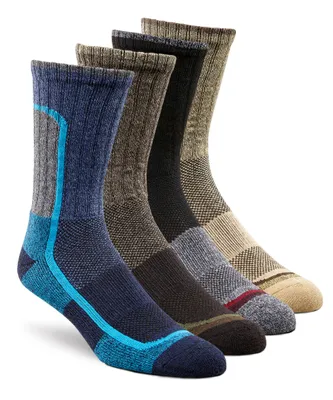 Columbia Men's 4 Pack Moisture Control Cushioned Crew Socks