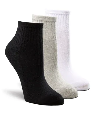 Men's 3 Pack Quarter Crew Sport Socks