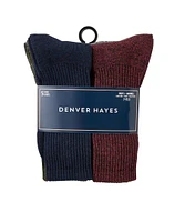 Denver Haye Men's 5-Pack Casual Crew Socks