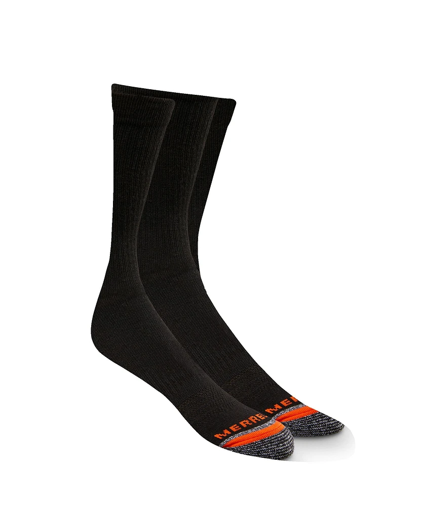 Merrell Men's 3-Pack Lightweight Work Crew Socks