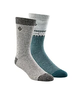 Columbia Men's 2-Pack Brushed Thermal Socks