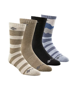 Columbia Men's 4-Pack Wool Blend Boot Socks