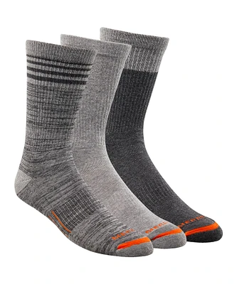 Merrell Men's Wool Crew Work Socks, 3 Pack