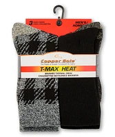 Copper Sole Men's T-MAX® Thermal Crew Socks, 3 Pack