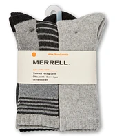 Merrell Men's Thermal Hiking Crew Socks, 4 Pack