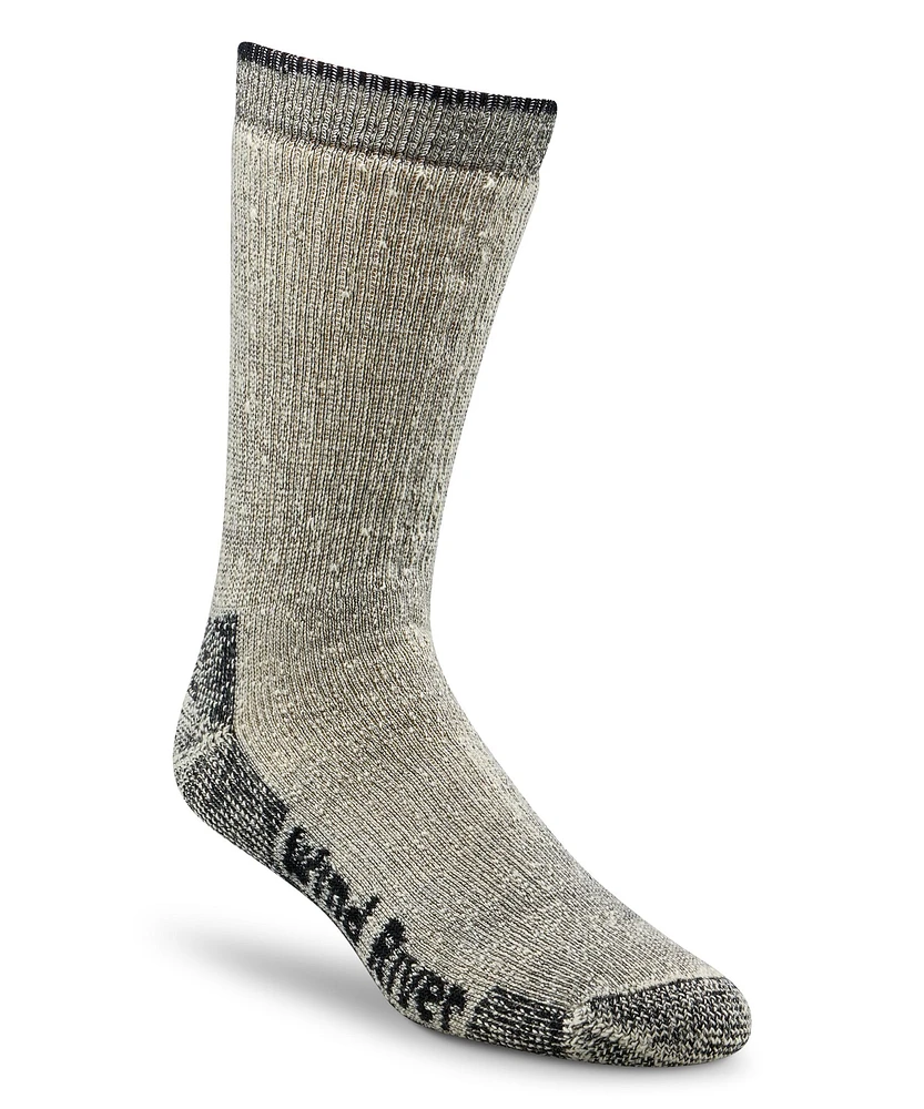 WindRiver Men's Heavyweight Merino Blend Crew Socks