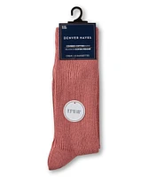 Denver Hayes Men's Fashion Casual Rib Crew Socks