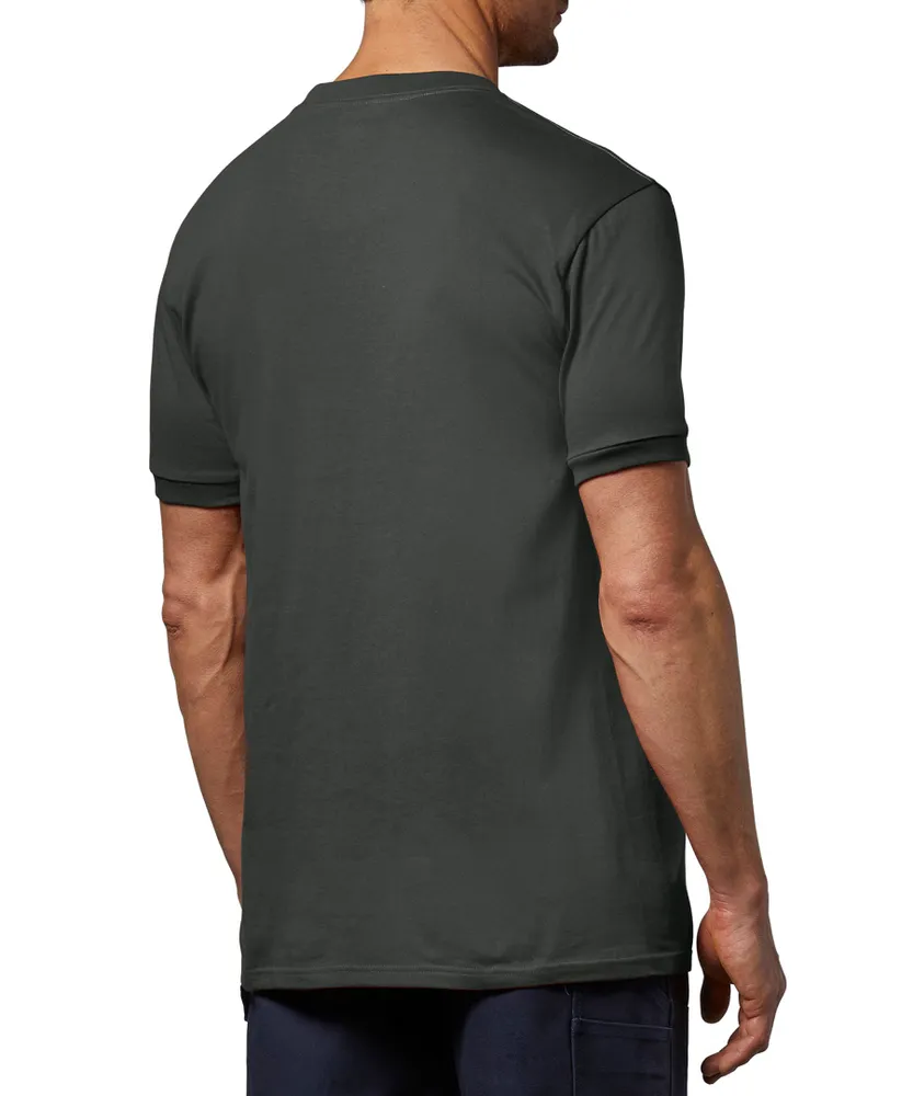 Aggressor Men's Crewneck Short Sleeve Solid Work T-Shirt With FRESHTECH