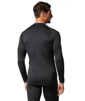 WindRiver Men's Thermal 1/4 Zip Long Sleeve Grid Tech Fleece Top