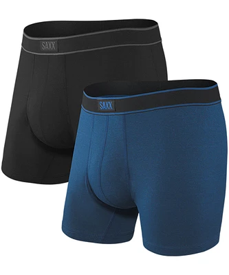 SAXX Men's 2 Pack Daytripper Active Moisture Wicking Boxer Brief Fly Underwear