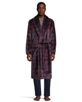 Denver Hayes Men's Cozy Luxury Fleece Robe