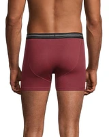 Denver Hayes Men's 3 Pack Solid Boxer Briefs