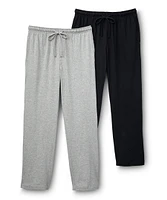 Denver Hayes Men's 2 Pack Elastic Drawstring Lounge Pants