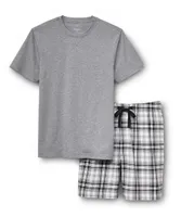 Denver Hayes Men's 2 Piece T Shirt and Shorts Pajama Set