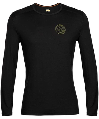 Icebreaker Men's 200 Oasis Long Sleeve Alps 3D Base Layer Top