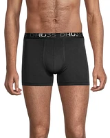 Denver Hayes Men's 3 Pack Fashion Microfiber Heat Press Trunk Brief