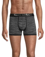 Denver Hayes Men's 3 Pack Fashion Microfiber Heat Press Trunk Brief