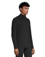 WindRiver Men's T-MAX HEAT Microstretch Mock Neck Long Sleeve Top