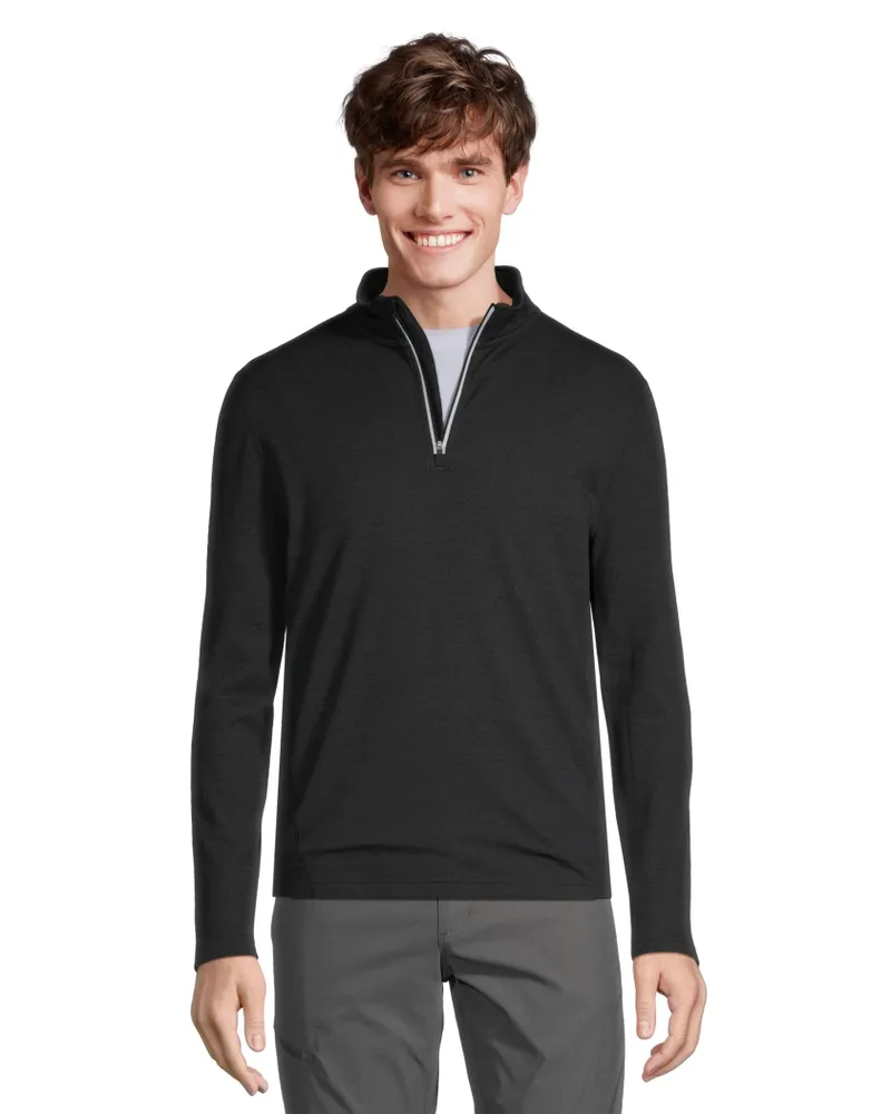 WindRiver Men's T-Max Merino Wool 1/4 Zip Top