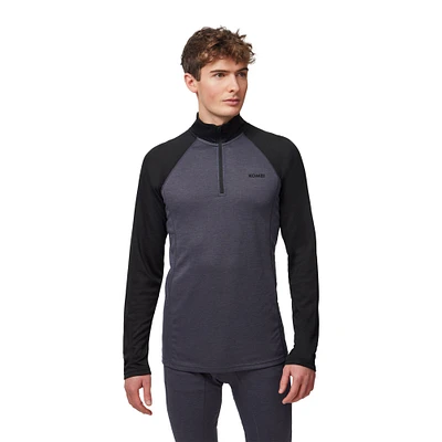 Kombi Men's Merino Blend Baselayer Zip Top