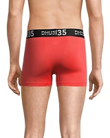 Denver Hayes Men's 3 Pack Heat Press Microfibre Trunk Briefs