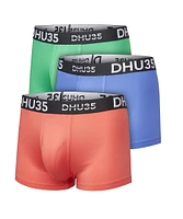 Denver Hayes Men's 3 Pack Heat Press Microfibre Trunk Briefs