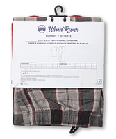 WindRiver Men's Flannel Plaid Pajama Printed Set