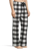 WindRiver Men's Heavy Fleece Plaid Lounge Pants