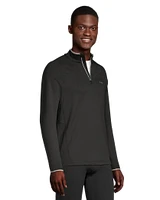 WindRiver Men's T-Max 1/4 Zip Grid Tech Fleece Top