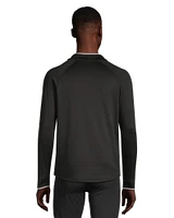 WindRiver Men's T-Max 1/4 Zip Grid Tech Fleece Top