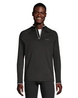 WindRiver Men's T-Max 1/4 Zip Grid Tech Fleece Top