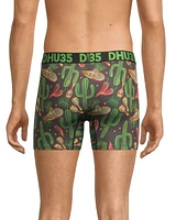 Denver Hayes Men's Printed Microfibre Boxer Briefs