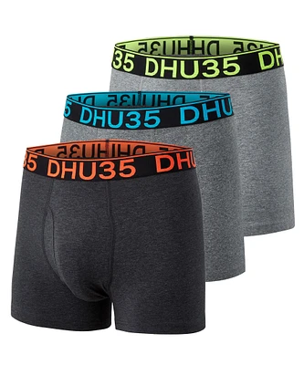 Denver Hayes Men's 3 Pk Fashion Cotton Stretch Boxers