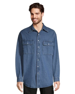 Dakota WorkPro Series Men's Snap Front Denim Work Shirt