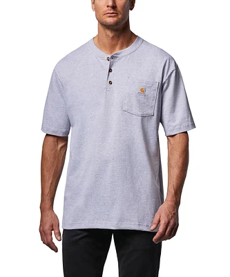 Carhartt Men's Workwear Short Sleeve Henley With Pocket