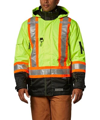 Dakota WorkPro Series Men's Hi-Visibility 7-In-1 T-MAX Lined Jacket